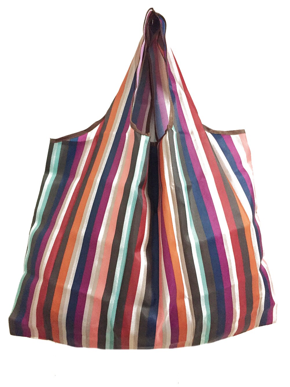 1pc opvouwbare, herbruikbare, nylon eco-handtassen, opbergtassen, reistassen, boodschappentassen: Lavendel