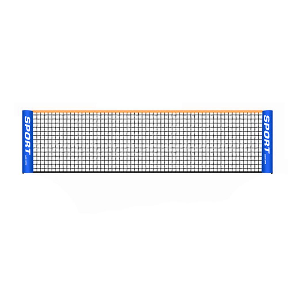 Red de juegos portátil, Red de Bádminton de fácil configuración, red de voleibol de poliéster y nailon duradero para tenis, Pickleball, entrenamiento, deporte al aire libre