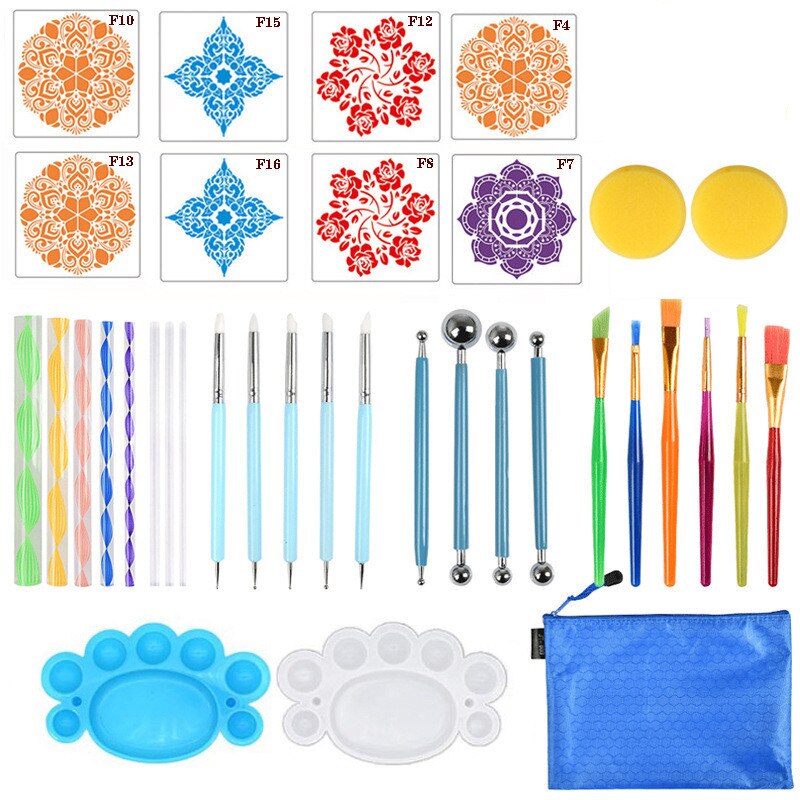 Mandala s 10 Stück s, Ball End Dot Art Tools For Rock Painting, Pottery Mandala s 10 Stück s, Ball End Dot Art Tools For Rock Painting, Pottery