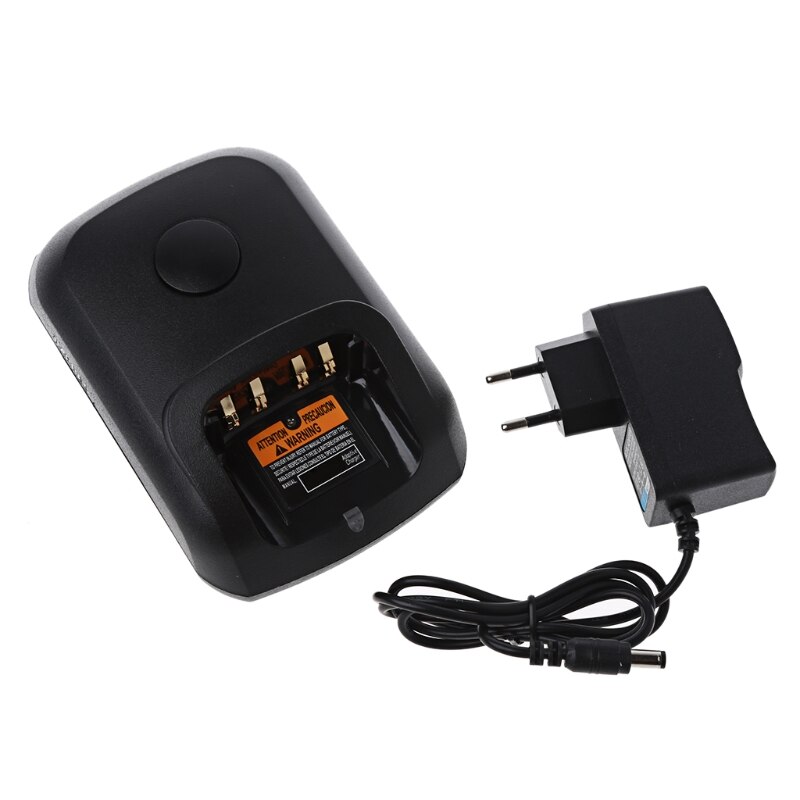US/EU Plug WPLN4226 Battery Charger Fast Charging Base for Motorola DP2400 Radio W0YE: Black-EU