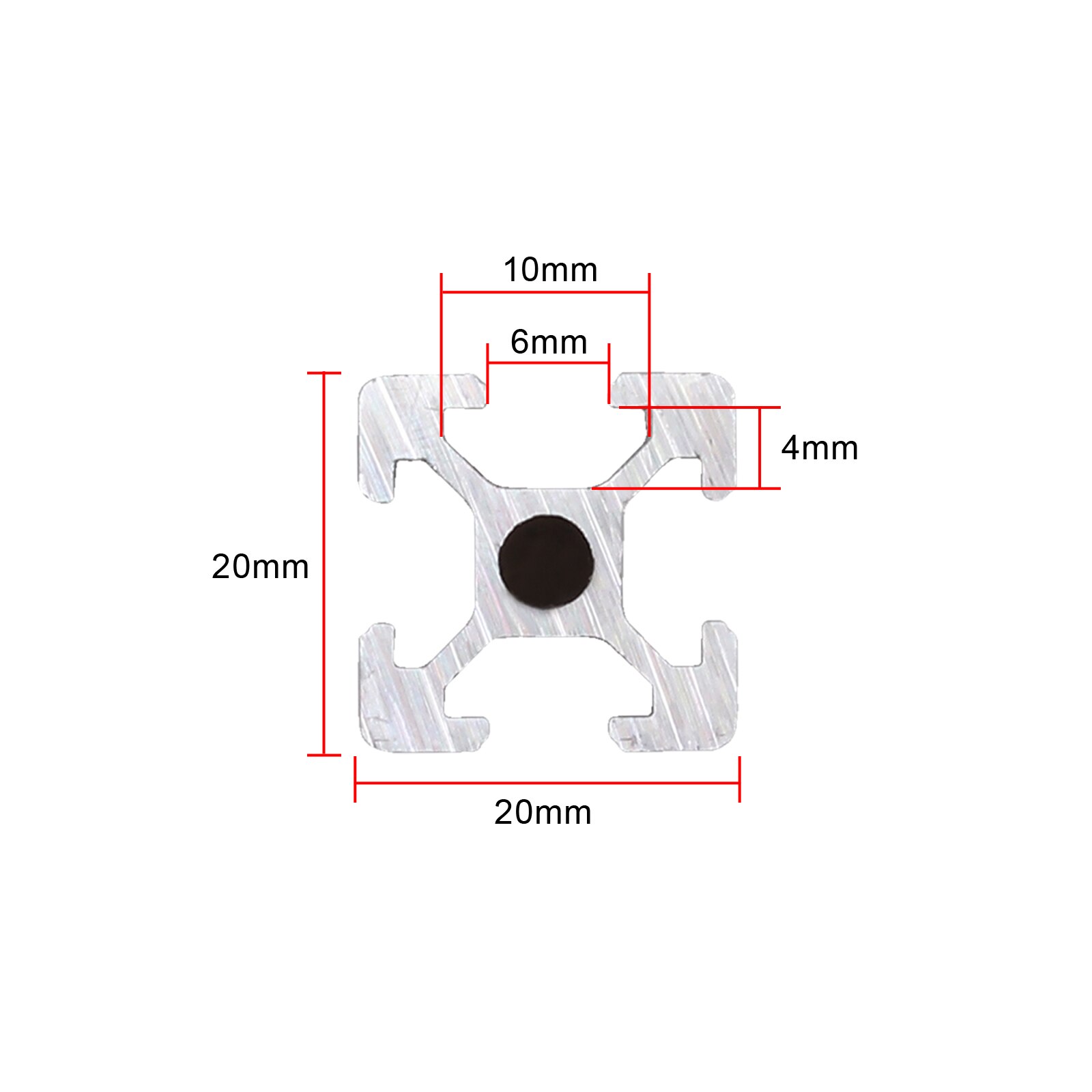 Proster for Aluminium Extrusion Profile Straight 180 Degree connector Hexagon socket screw