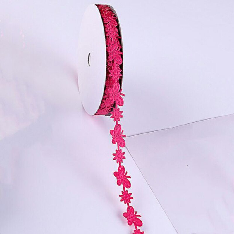 20 meter vlinder polyester lint haar decoratie knutsel verpakking riem doe-het-zelf handleiding hulpmateriaal lint 15mm: Nikkelvrij wit