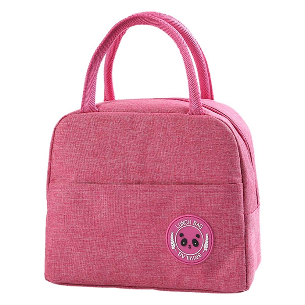 Bolsa de almuerzo fiambrera bolsa de comida Unisex bolsos para la comida para mujer para actividades al aire libre estilo Simple gran capacidad impermeable bolsa térmica #2