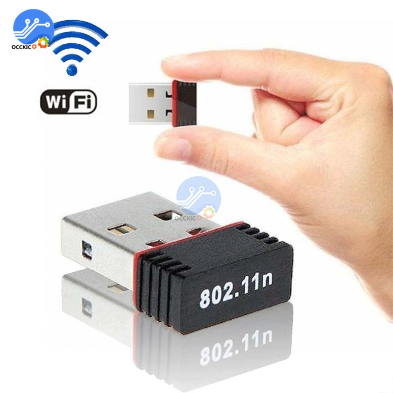 Draadloze Adapter MTK7601 150 Mbps USB WiFi Adapter 802.11n/g/b IEEE 801.11n 802.11g 802.11b LAN + antenne voor PC Netwerk