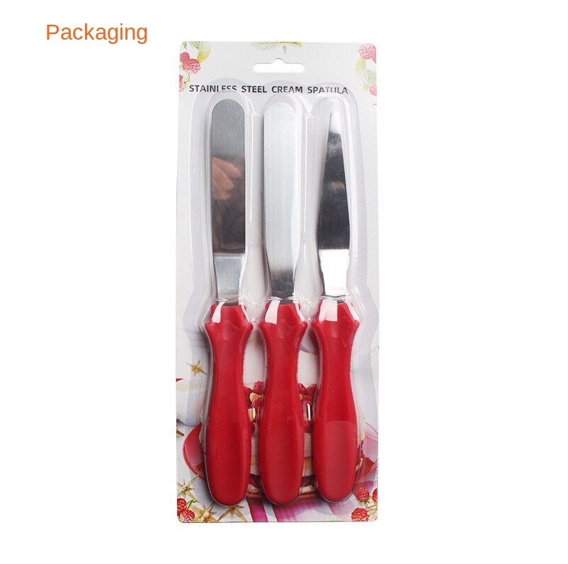 4-Inch Rvs Schraper Cake Tool Straight Schraper Gebogen Cake Mes Bakken Diy Tool