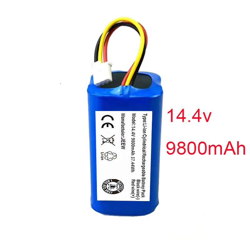 100% neue 14,4v 9800mAh (Für C30B) Original Batterie für LIECTROUX C30B Roboter Staubsauger, 6800mAh, Lithium-zelle, 1 teil/paket: 9800mAh