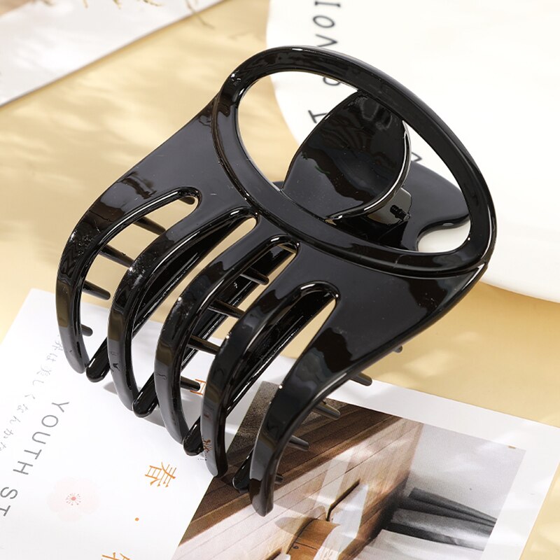 Pince à cheveux en forme de bec de canard pour femmes et filles, pince à cheveux en plastique sans couture, épingles à cheveux simples, outils de coiffure, accessoires: 1399-A