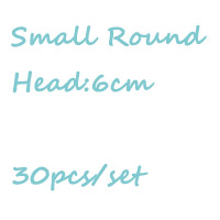 Round Pointed Head Embroidery Cross Stitch Needles DIY Hand Stitches Needle Bigeye Macroporous Sweater Knitting Needles S0019N: 30PC 6CM Small Round