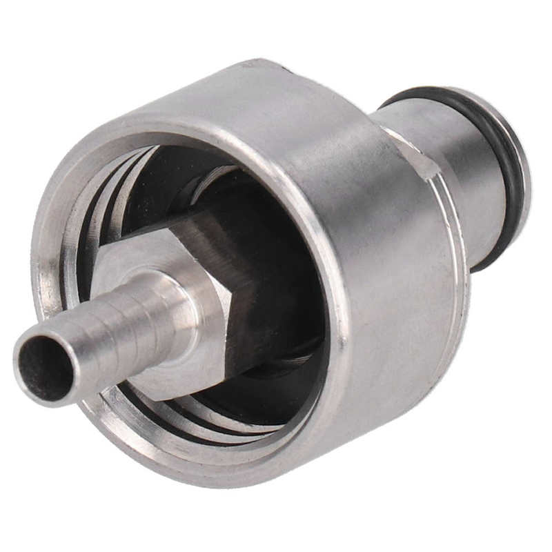 Carbonation Cap with O-Ring Stainless Steel Carbonate Cover Home Beer Brewing CO2 Coupling Carbonate Soda
