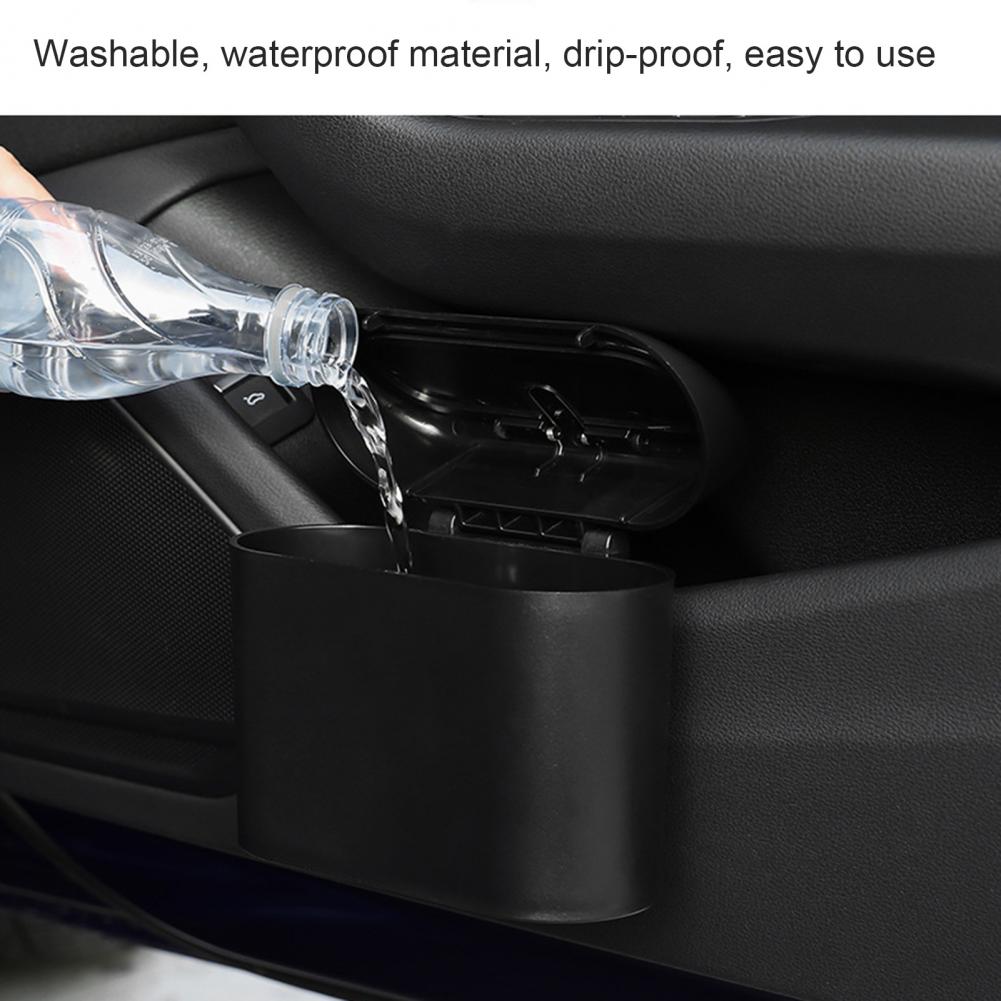 Makkelijk Te Gebruiken Kleine Interieur Organizer Met Afneembare Haak Voertuig Vuilnis Opbergdoos Drip-Proof Wasbare Opbergdoos