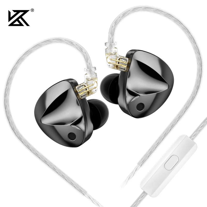 KZ D-FI In-Ear Monitor Oordopjes - HiFi Geluid, Afneembare 2PIN Kabel, Tuning Functie: Wit