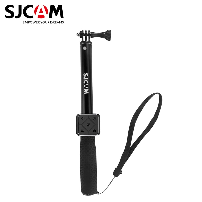 Originele Sjcam Aluminium Afstandsbediening Selfie Stick Monopod Voor Sjcam M20 SJ6 Legend SJ7 Ster SJ8 Serie Actie Camera