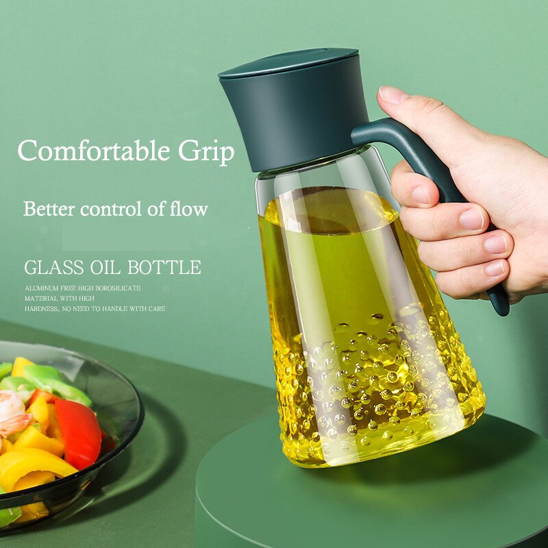 Automatische Öffnen Schließen Öl Flasche Dicht Würze Container Kunststoff Gewürz Küche Olivenöl Spender Flaschen