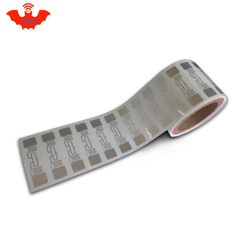 Uhf Rfid Tag Epc 6C Sticker Alien 9662 Natte Inlay 915mhz868mhz860-960MHZ Higgs3 100 Stuks Adhesive Passieve Rfid Label