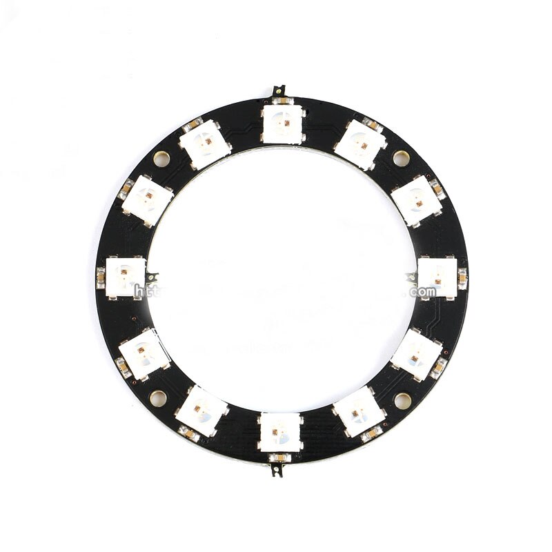 Rgb Led Ring 1 8 12 16 24 Bit Leds Ws2812 5050 Rgb Led Ring Lamp Licht Met Geïntegreerde Drivers: 12 Bits