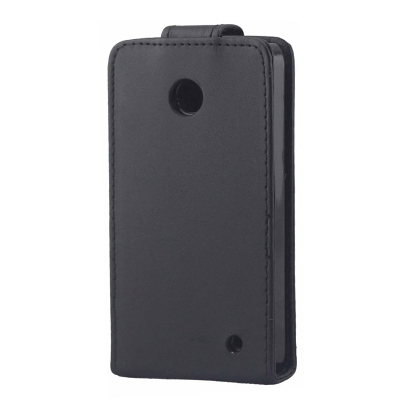 Vertical Flip Leather Case for Nokia Lumia 630 Upright Cover Shell Fundas Mobile Phone Holster