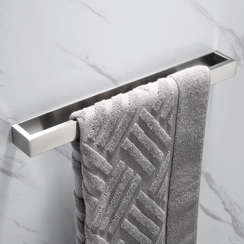 40cm Badezimmer Edelstahl Handtuch Gestell Waschlappen Waschlappen Halfter Selbst-Klebstoff Hause Küche Liefert