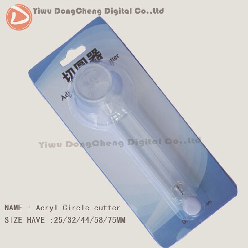 Acrylic paper circle cutter special for 44mm button badges