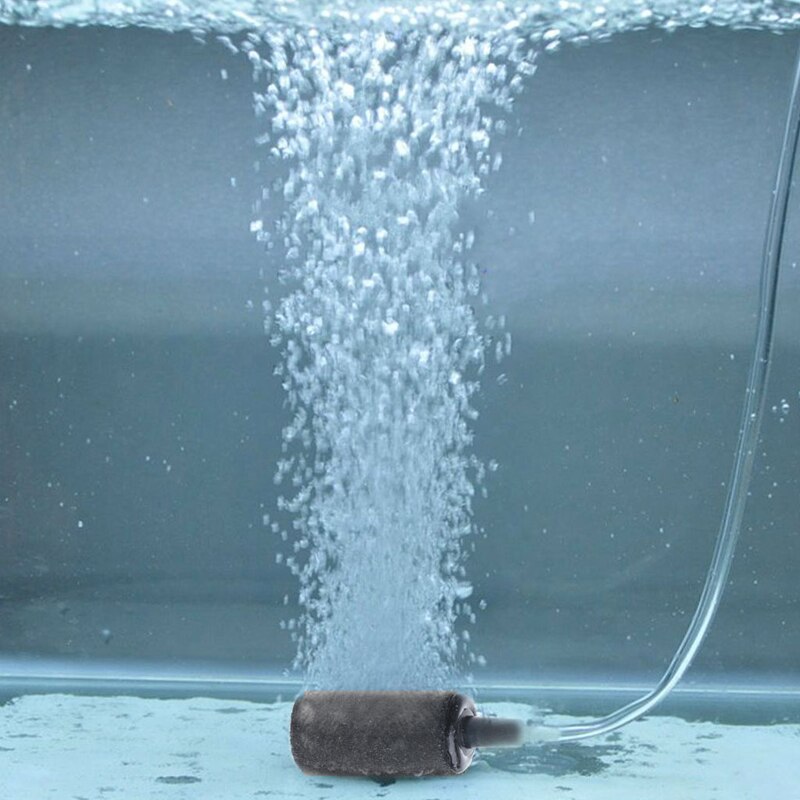 Cilindro de estanque de Acuario, piedra de aire de burbujas, difusor de aireación de tanque de peces, W2 10, 10 unids/set/juego