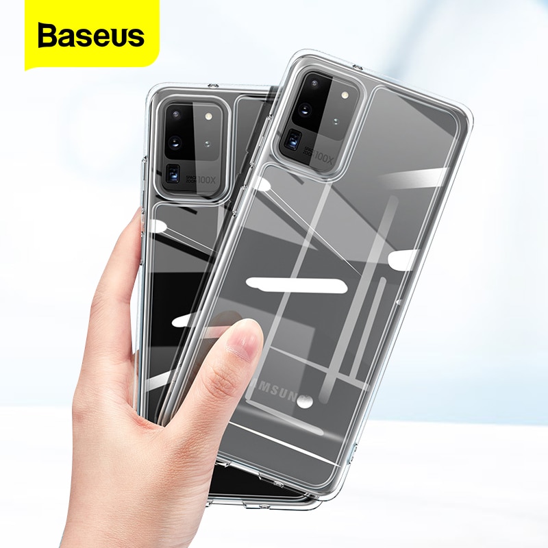 Baseus Sereno Cassa Del Telefono per Samsung galassia S20 più ultra Caso Coque Sottile Molle di TPU Trasparente Della Copertura Posteriore per Samsung s20 Fundas