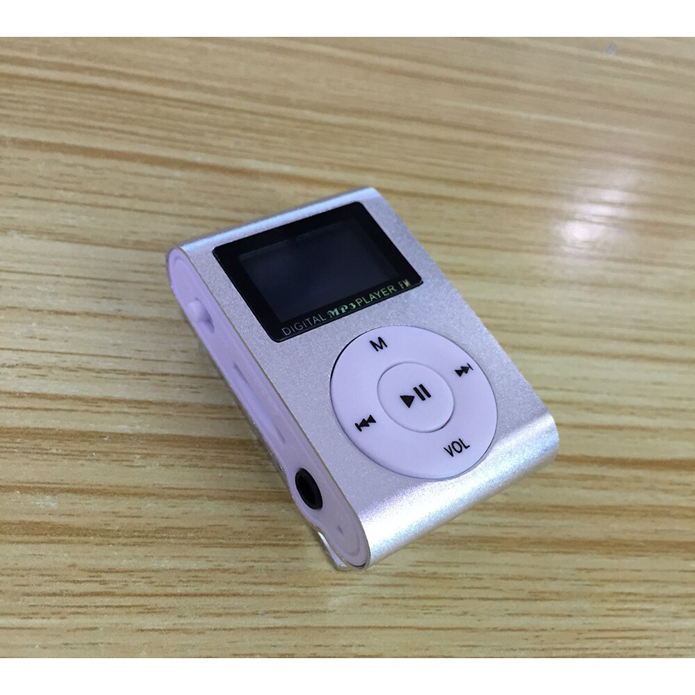 ZUIDID MP3 Player - 1.0 Inch Screen - Metal Shell - TF Card Support - FM Radio - Clip Sport Music Player: Silver (MP3 only)