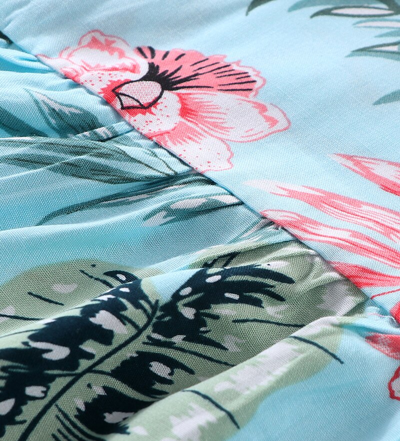 Tjejklänningar sommar ärmlös bomull barns prinsessklänning baby strandklänning