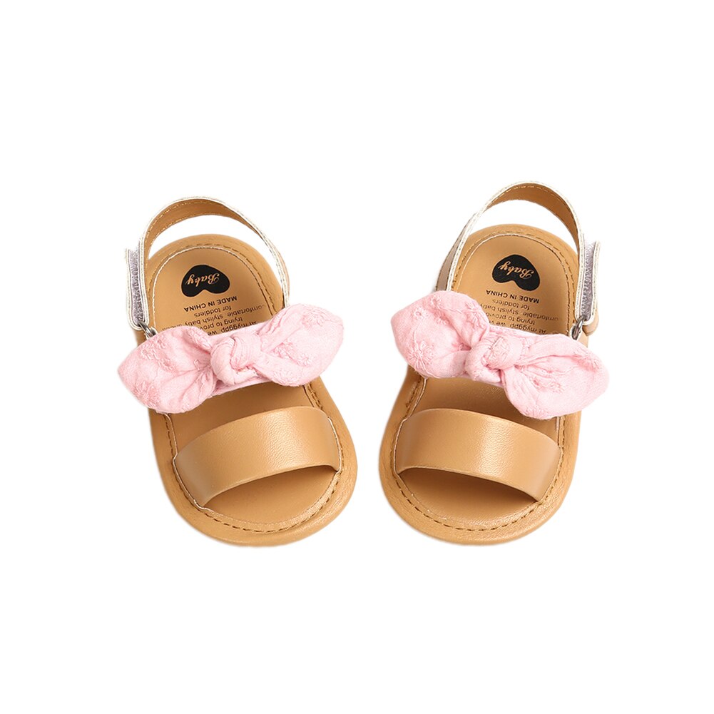 Baby Sommer Sandalen Neugeborenen freundlicher Mädchen lässig Nette Bowknot Schuhe Anti-Unterhose Weiche Sohle Kausalen Erste Wanderer