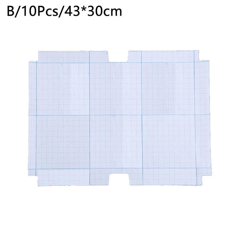 10/Pack Transparante Boek Cover Frosted Textuur Zelfklevende Onderwijs Student Kantoorbenodigdheden Boek Film Studie Levert C4C9: Mint Green