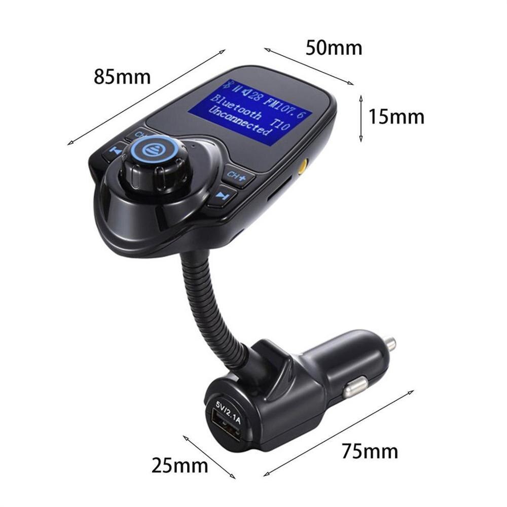 T10 Car Kit Handsfree Bluetooth FM Transmitter MP3 Player USB LCD Modulator Car Bluetooth MP3 Player