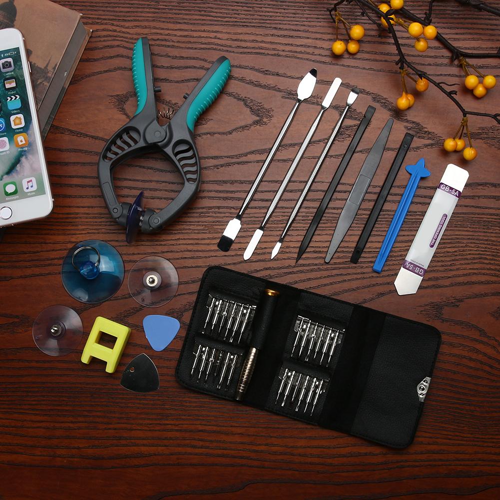 40 in 1 Smart Mobile Phone LCD Screen Opening Repair Tools Screwdriver Dismantle Tools Kit for iPhone Samsung Watch PC