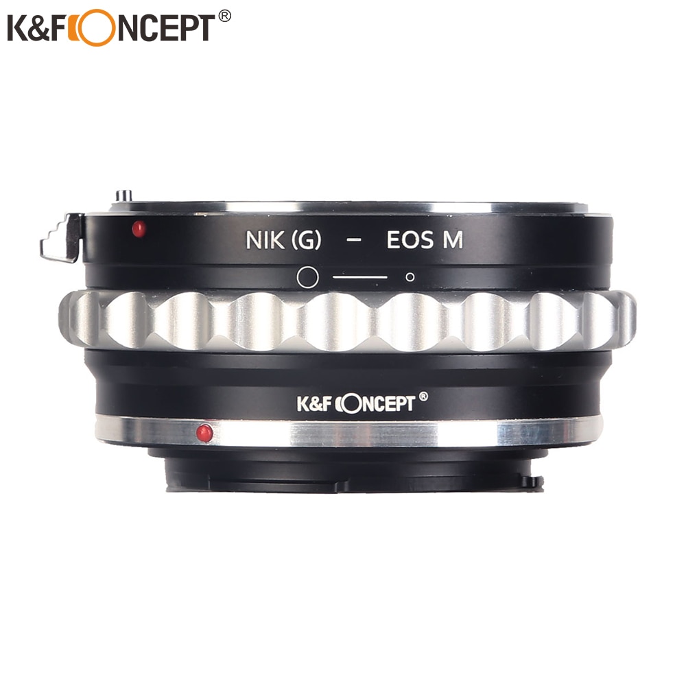 K & F Concept Lens Adapter Ring Voor Nikon(G) Nik(G) lenzen Voor Canon Eos M Mount Camera Adapter