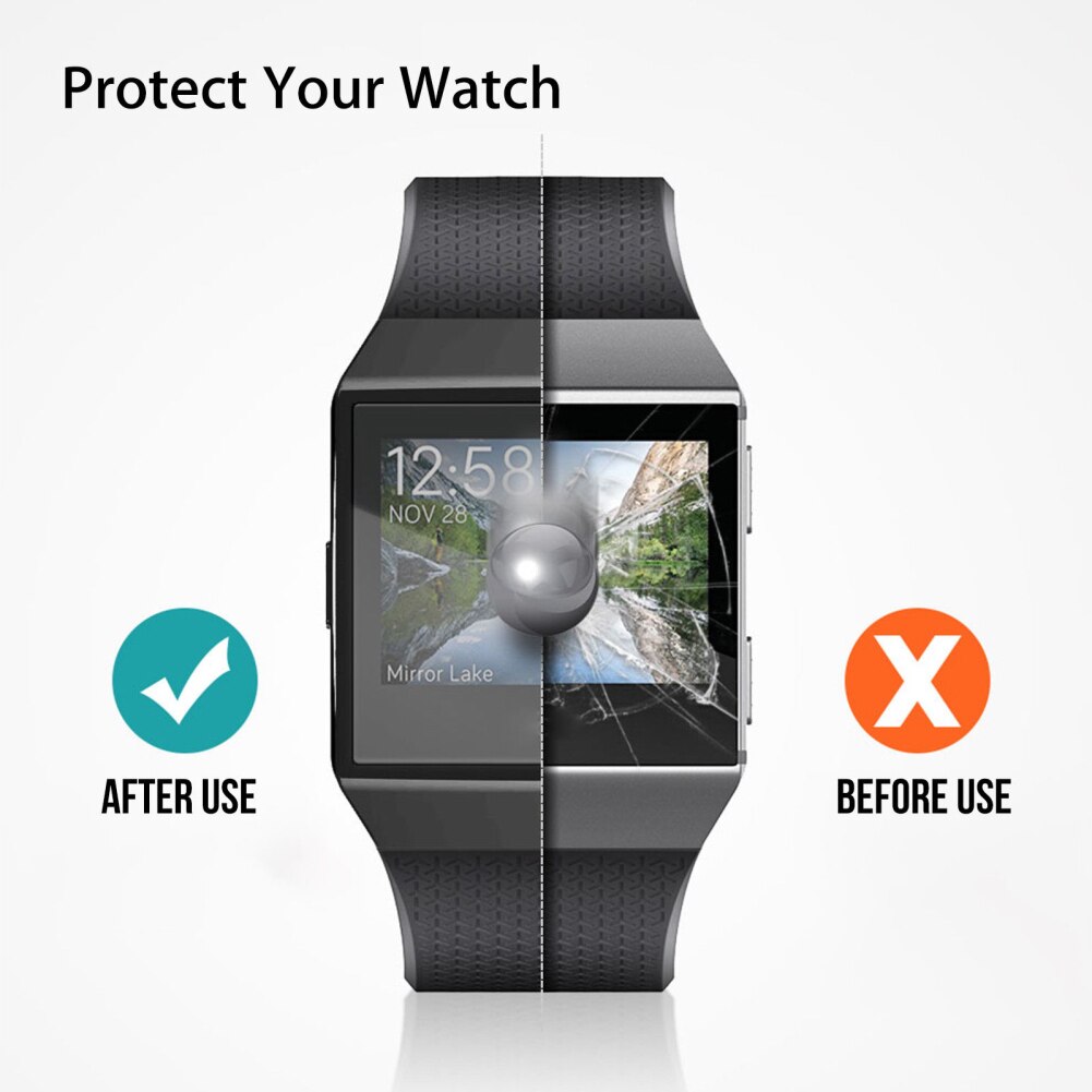 Silicone Frame Skin Cover Case Tpu Beschermende Shell Voor Fitbit Ionische Smart Horloge Screen Protector