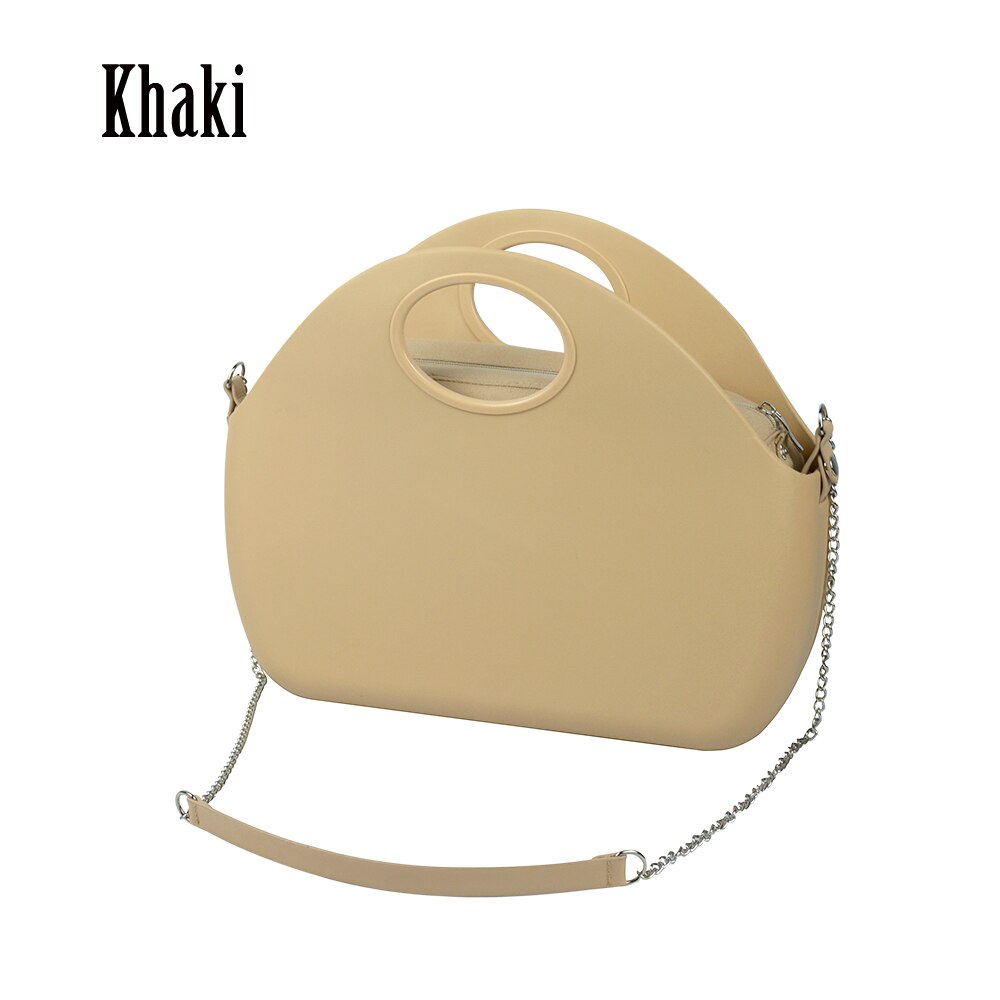 2019 novo saco o corpo da lua com bolso interno à prova dwaterproof água alça de corrente longa para as mulheres saco o lua clássico obag: khaki