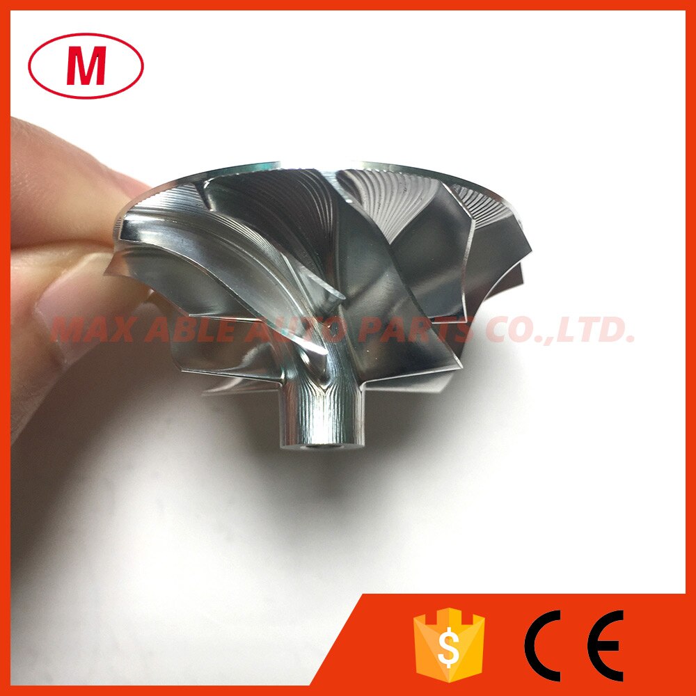 KP35 29.45/41.00mm 6+6 blades Forward Turbo Billet Compressor wheel/Aluminum 2618/Milling compressor wheel for Turbocharger