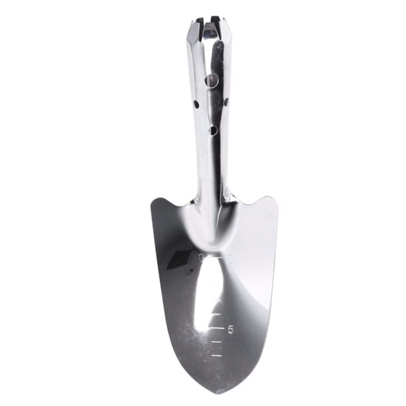 Stainless Steel Garden Shovel for Transplanting Weeding Moving Lightweight: Pointed