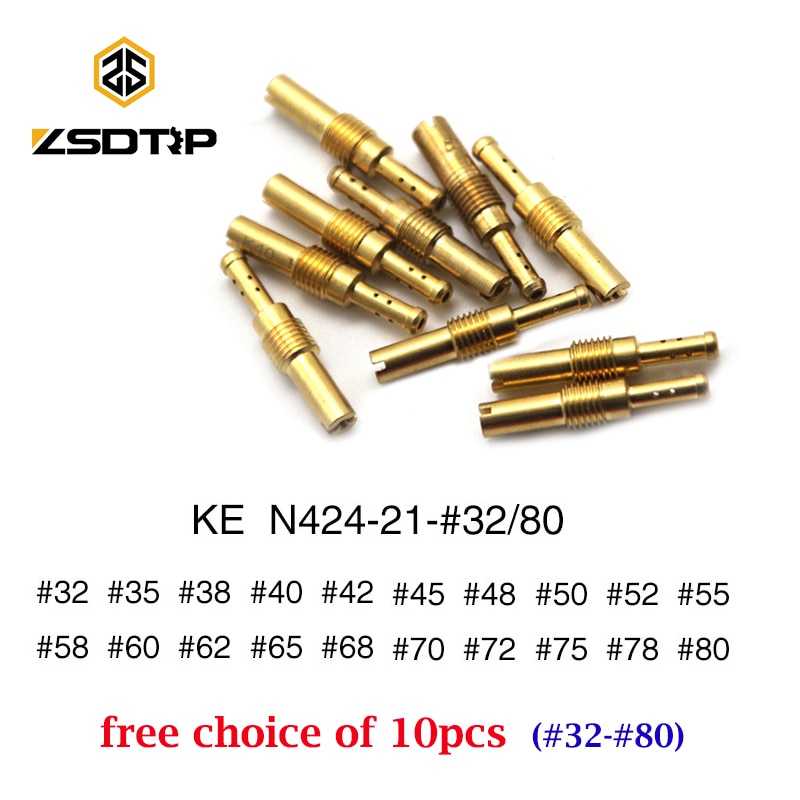 Zsdtrp Carburateur Trage Pilot Jet Vice Injector Nozzle Voor Pwk Pwm Pe 20 22 24 26 28 30 Pj FCR-MX Carburateur