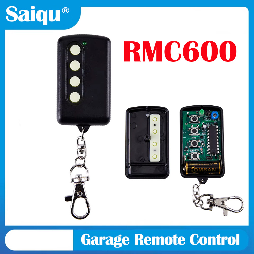 REMOCON Elektrischer Torsender, 280 MHz–450 MHz, universelle Fernbedienung, kompatibel mit RMC-600 LRT-1 Garagenfernbedienung