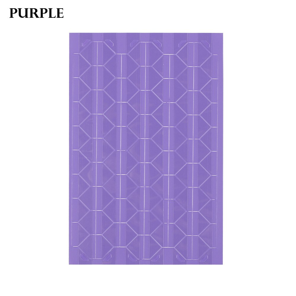 1 blatt DIY Bunte Foto Ecke Schutz Handgemachte Bild Rahmen Scrapbooking Handwerk Album Dekoration PVC Aufkleber: Violett