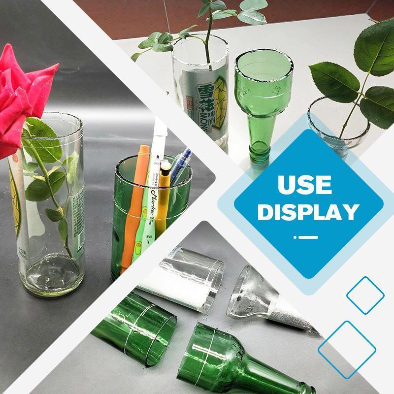 Cortador de botellas de vidrio DIY, cortador de botellas de cerveza, máquina de herramientas DIY, corte de copa de vino