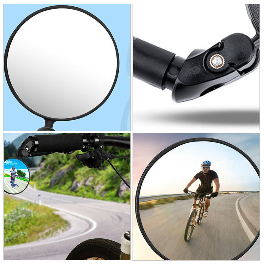 Bike Rearview Mirrors Multi Angle Adjustable Reflective Mirrors Folding Mirror