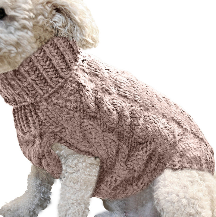Gebreide kleding voor honden Chihuahua trui voor kleine honden Winterkleding voor Sphinx Kat Hondentrui voor York Warme hondenkleding: XL / Paars