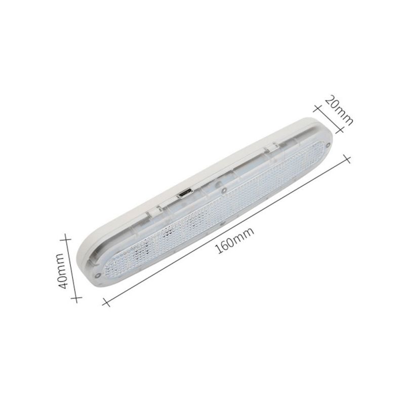 Luz Interior Universal para coche, luz de lectura recargable por USB, luz LED magnética de lectura de estilo de coches, luz nocturna, lámpara de techo Interior