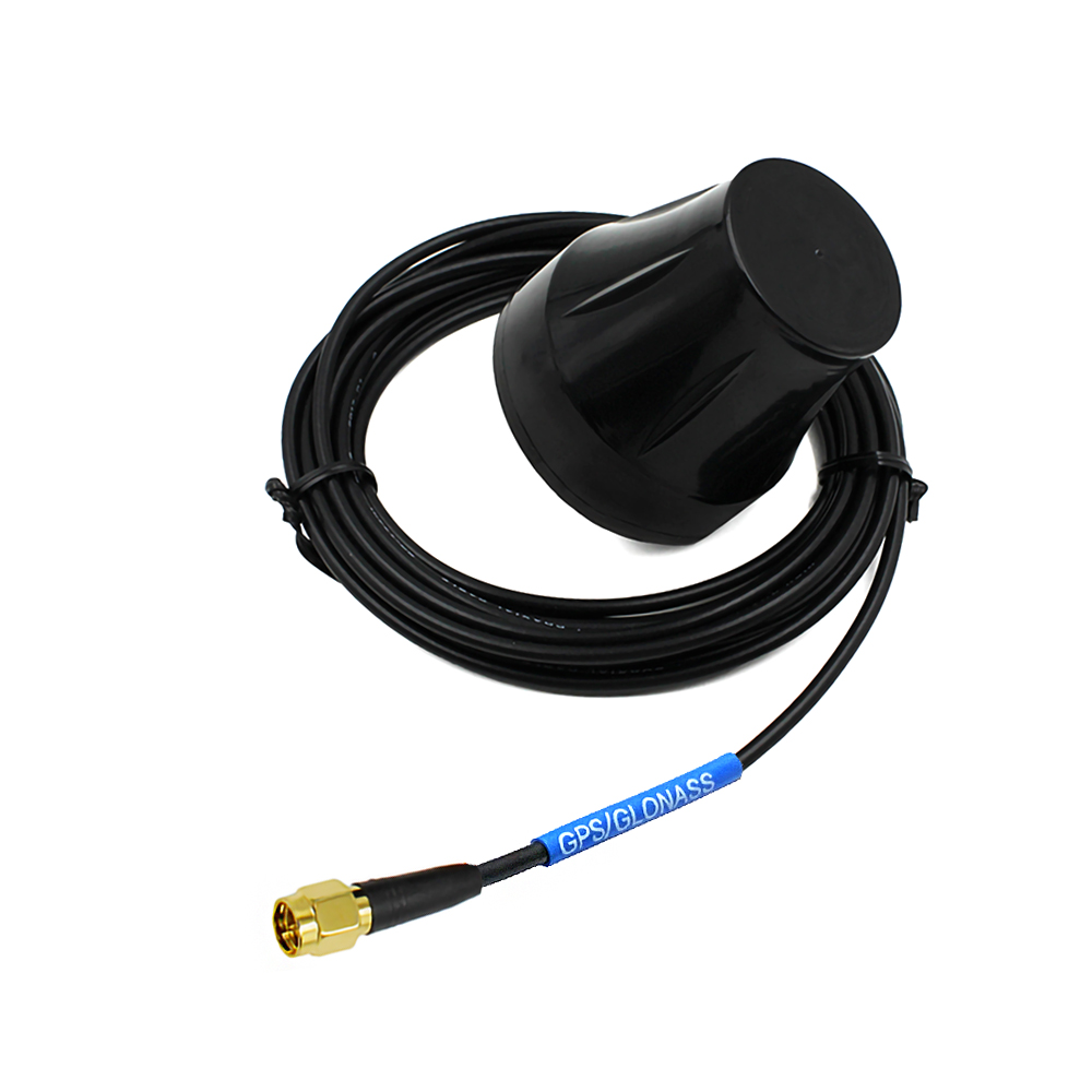 Outdoor waterdichte IP67 GPS GLONASS Paddestoelantenne SMA-interface: Donkergrijs