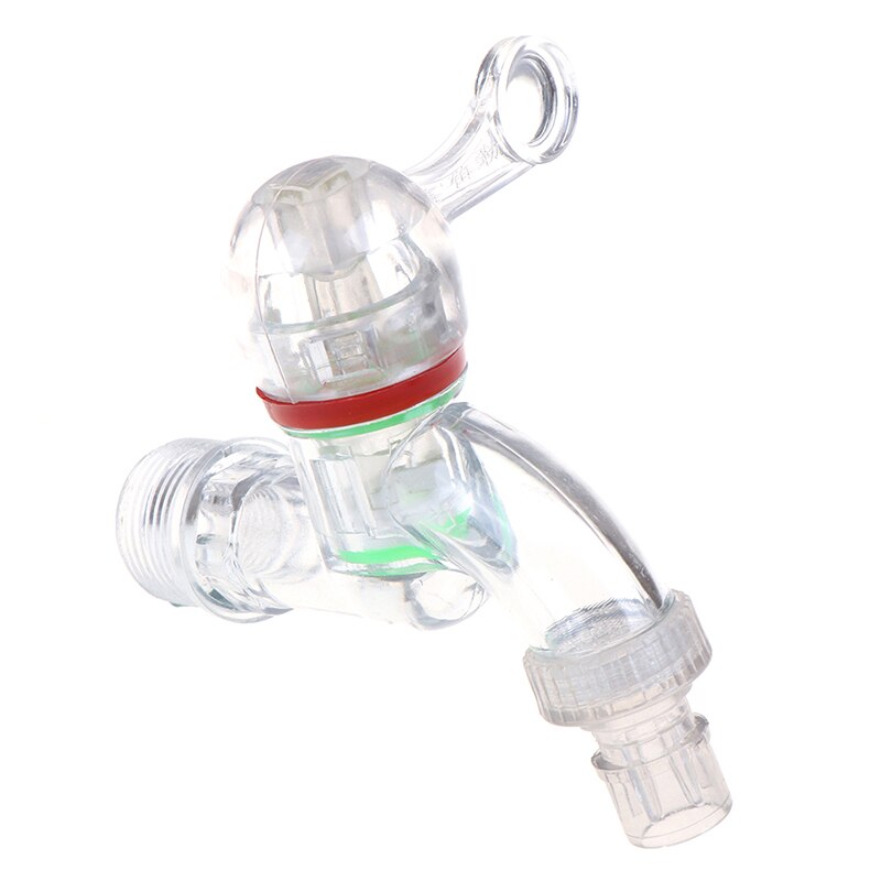 Plastic Male Thread Faucet PC Water Tap Garden Irrigation Connector Washing Machine Water Valve Bibcocks Accessories 15mm 20mm