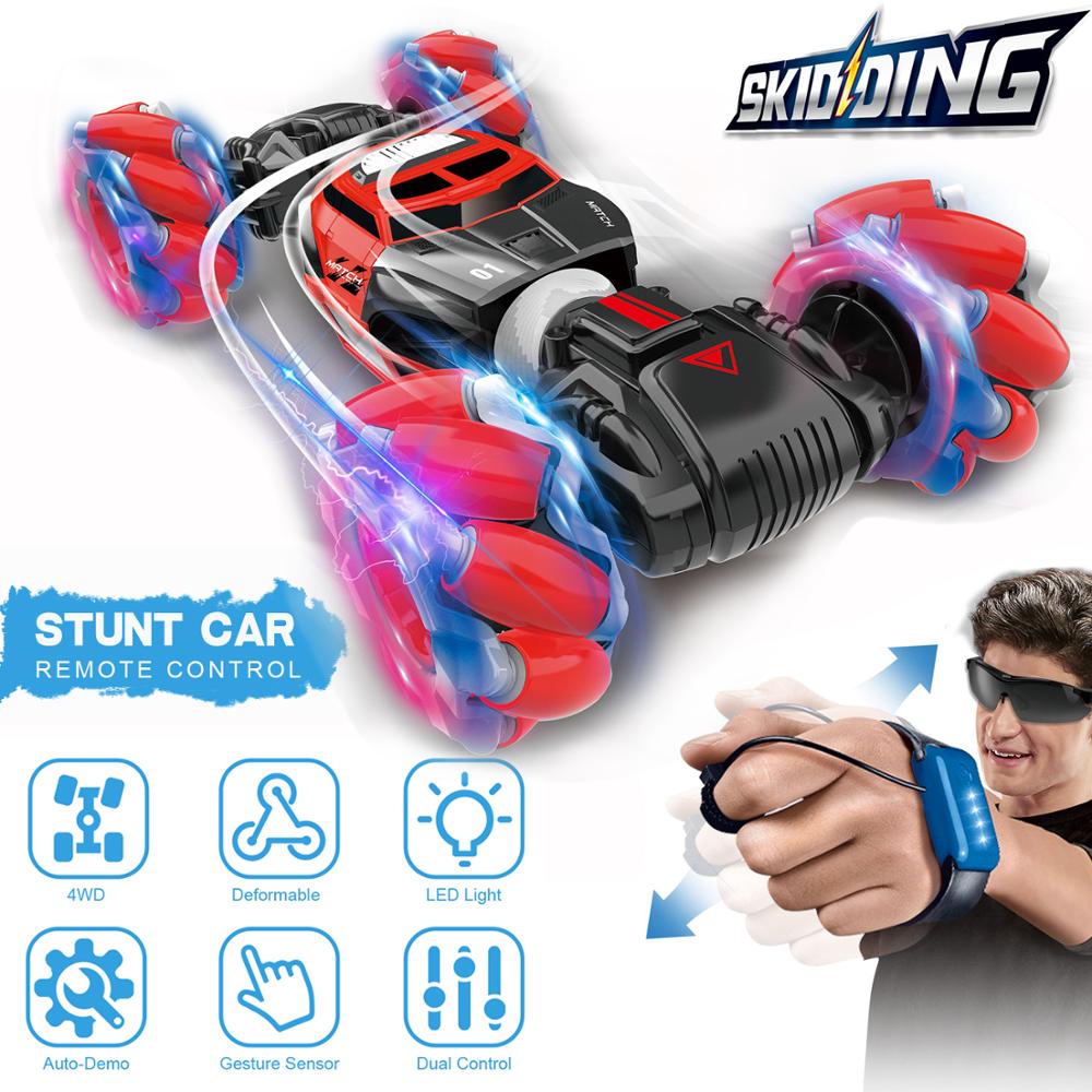 1:16 4WD RC Stunt Auto Licht Muziek High Speed Tumble Crawler Voertuig Draaien Voertuig Drift Auto Roterende Tumbling Kerstcadeaus