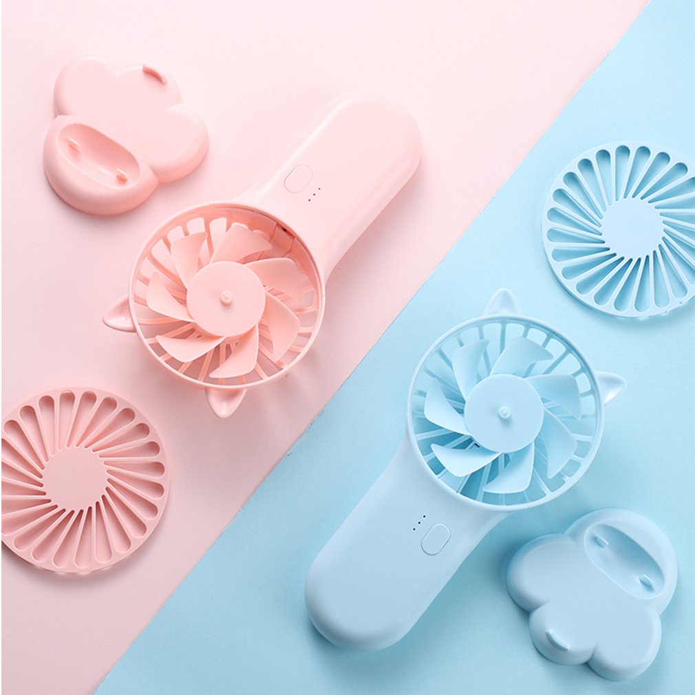 Summer Cooler Mini Handheld Fan USB Charging Personal Desk Fans Rechargeable Portable Office Outdoor Travel Energy Source