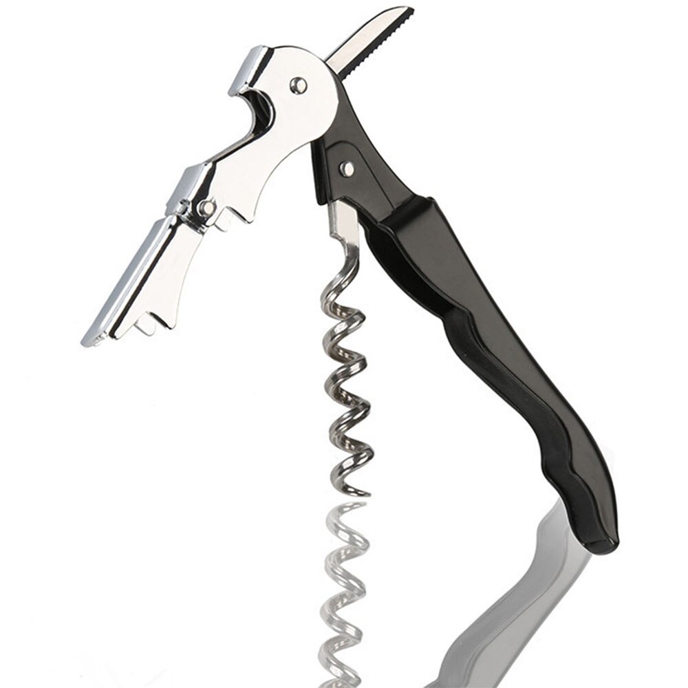 Rvs flesopener Kurk Schroef Corkscrew Multifunctionele Wijn Cap Opener Bier Cap Flesopeners Bar Gereedschap