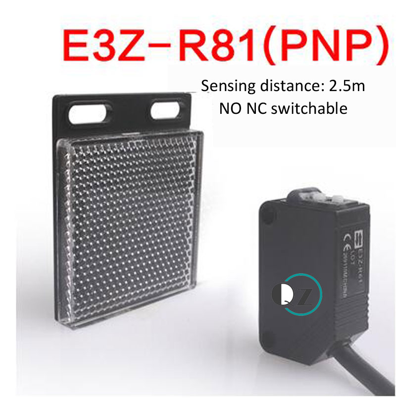 E3Z-D61 Photoelectric switch sensor DC12-24v NPN original E3Z-R61 E3Z-D62 E3Z-D81 E3Z-R81 E3Z-D82: E3Z-R81