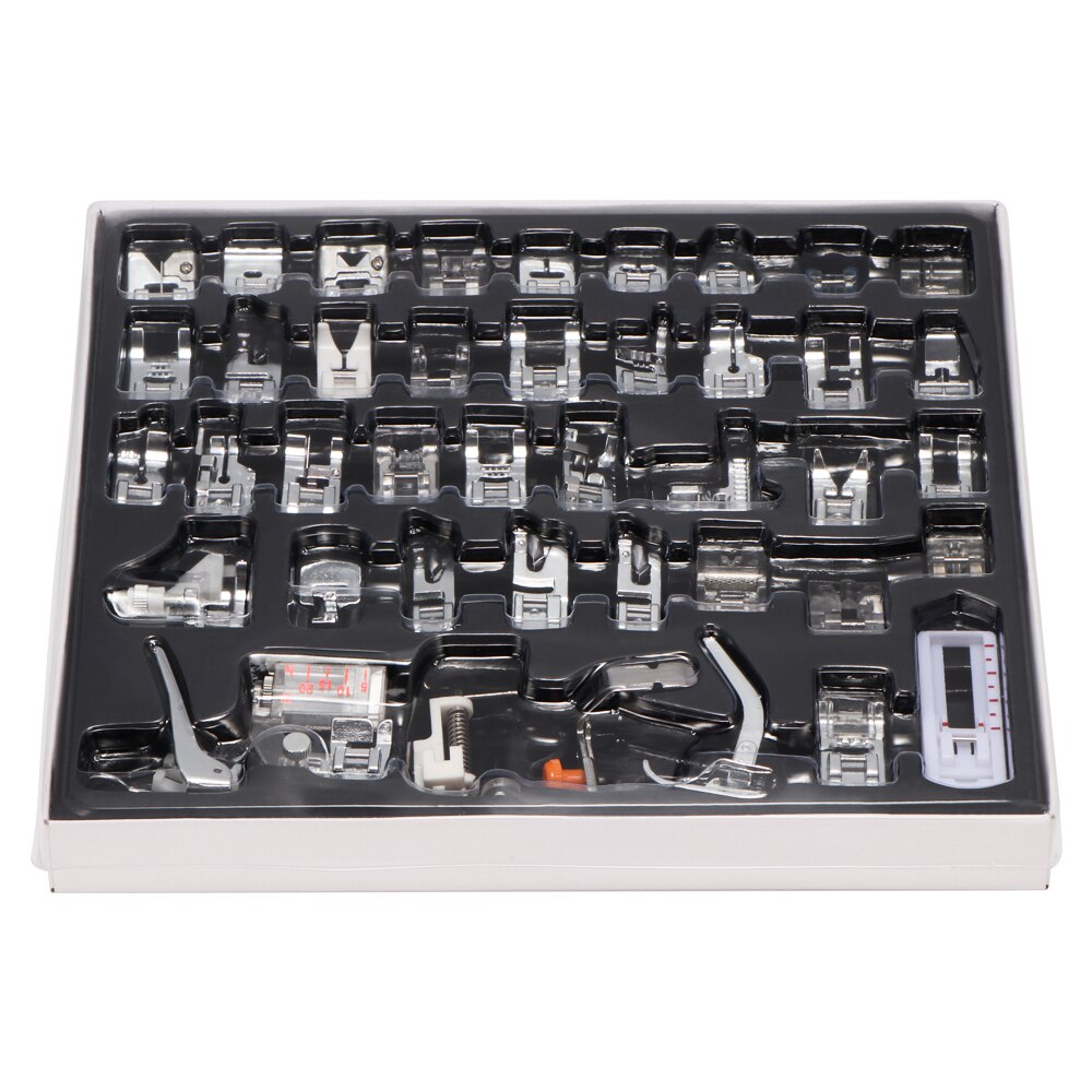 42 Pcs Home Domestic Sewing Machine Feet Presser Sewing Machine Foot Sewing Accessories Prop Kits