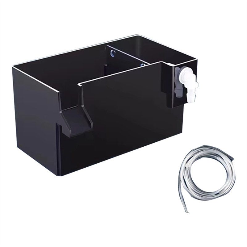 BSEVB-Black Fish Tank External Small Silent External Suspend Aquarium Drip Overflow Acrylic Filter Dry: Default Title